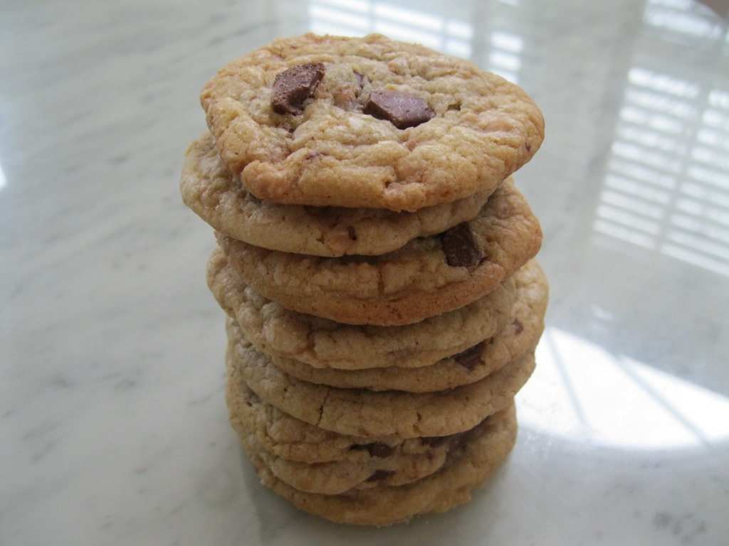 Chocolate Chip Cookies with Toffee
